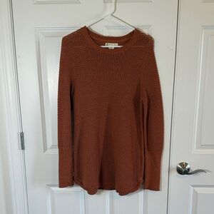 Akini Rust Knit Sweater